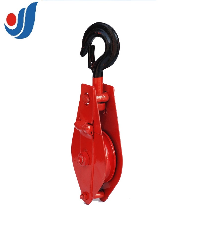 YJ088 7611型非標鋼絲繩用滑輪單輪鉤式